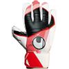 uhlsport Starter Soft Maignan #344 - guanti da portiere Unisex-Gioventù, blanc/rouge/noir, 2.5 -