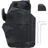 ACEXIER Fondina tattica per G1ock 26 27 30 33 39 Quick Pull Pistol Holster Belt Clip Carry Caccia militare Airsoft Paintball Gear (BCP)