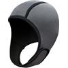 Perfeclan Cappuccio per Muta da Immersione in Neoprene da 2 mm, Cappuccio per Immersione Subacquea Cappello per Mantenere Caldo Copricapo Cappello da Nuoto, Grigio