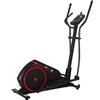 HIGH POWER ELITE 502 Ellittica da casa - Resistenza da 16 Livelli, Volano da 10 kg, Display con 6 Programmi di Allenamento - Body Fat, HRC Target - Ciclo Ellittica -Eliptical Trainer