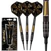 Mission Darts | Crypt Dart Set | Punta morbida 90% tungsteno | Rivestimento PVD nero e oro, M1 20 g (D1596)