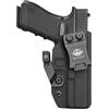 PoLe.Craft Kydex IWB Claw Fondine Custom Fit: Glock17 (Gen 1-5) / Glock 22 Glock 31 (Gen 3-4) Pistol - Cintura Interna Nascosta Il Trasporto - Adj. Ritenzione di cant - Copertura Mag bottone - Ingresso allargato