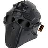 Koyheng Maschera Softair, Airsoft Mask Integrale con Staffa NVG Casco tattico con Guide Laterali e Maschera Protettiva