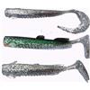 generico Esca In Gomma Shad Vermoni Grub Pesca Siluro Artificiali Mare Spigola Serra grammi 60 kit 3 pezzi