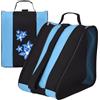 Qutalmi Borsa per scarpe da pattinaggio, Borsa per pattini in linea,Borsa porta scarpe per pattini in linea per ragazze - Borsa organizer inclusa in rete traspirante con tracolla per piste di