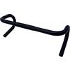 Perfeclan Scatto Ultraleggero Lega di Alluminio Parti del Manubrio da Corsa Compatto Stile Vintage 420mm Manubrio per Bici da Strada, Nero