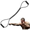 Qkbuza Fasce resistenti alla boxe ombra, fasce elastiche per esercizi | Fascia resistente alla corda di tensione per boxe | Corda da tirare per allenamento di con maniglie confortevoli, corda da tiro