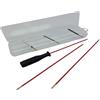 DELFIERO Completo Pulizia Carabina con Bacchetta in Acciaio Ricoperto PVC mm4