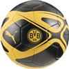 PUMA Pallone da Calcio Borussia Dortmund Culture 5, Black Matte Gold Beige