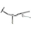 CSM Manubrio Ideale per Bicicletta Olanda Pieghevole Graziella Vintage con Leve Freno - ø22,2 mm