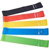 JSCARLIFE - Set di 5 fasce elastiche per allenamento per gambe e culo, yoga, crossfit, allenamento della forza, pilates, 5 pezzi