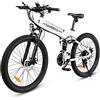 SAMEBIKE LO26-II Mountain Bicicletta Elettrica Adulti Rimovibile 48V12.5AH Batteria 26 Pollice Pieghevole Biciclette Elettriche con Display LCD Velocità Ebikes