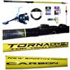 Pescasubito.com Super Kit Canna 3Mt + Mulinello + Accessori Pesca Galleggiante Trota Bolognese