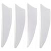 PHILOCS 60 pz Fletchings per Tiro con L'Arco 3" 4" 5" Piuma di Tacchino Pennette per Frecce Piumette, per Caccia, Tiro al Bersaglio Tiro DIY Freccia