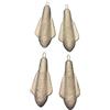 Generic Piombo Pesca roccobomb Kit pz. 4 Anello Inox gr. 100