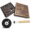 Generic Punte da biliardo durevoli Kit di sostituzione punte per stecche da biliardo, Kit di riparazione punte per stecche da biliardo Kit di sostituzione punte per stecche da biliardo, Kit di sostituzione pu