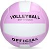 Wilgure Impermeabilizza Palloni da Pallavolo per Interni Esterni Taglia Ufficiale 5 Gioco Allenamento Sportivo Gioca A Palla per L'allenamento Adolescenti Principianti