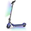 E-Noroyavn Monopattino Elettrico per Bambini 6-12 Anni,Monopattino Elettrico Pieghevole,Due Tipi di Freni,Autonomia 5-8 KM,Velocità Massima 12 KM/H,Luci Arcobaleno,Luci LED,Monopattino Elettrici Bambini (Nero)