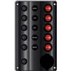 OSCULATI Pannello Elettrico Wave 5+Presa Accendino