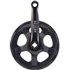 RMS Guarnitura 40x140 Acciaio Nero con paracatena (Guarniture MTB) / Crankset 40x140 Steel Black with chainguard (Cranksets MTB)