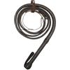 SCORPION ARCHERY Frustino in vera pelle di mucca, 8 trecce, frustino per tori equestri, colore marrone, corda per ventre, regalo di compleanno per lui (1,8 m)