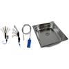 ad-ideen Lavello da campeggio in acciaio inox, lavabo + scarico + 12 V Barwig rubinetto automatico + 12 V/10 L pompa a immersione Min 325 X 265 X 65 mm (ad-ideen)