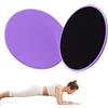 Generico Core Sliders - Dischi Di Scorrimento A Doppio Lato Lisci | Svidei Di Fitness Compatti Con Capacità Di Fitness Migliorate | Dischi Scorrevoli Esercitano Cursore Per Palestra Domestica, E Allename