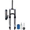 LYYCX AuroraXQ Forcella Anteriore MTB for Mountain Bike 26/27,5/29 Pollici Viaggio 160mm, Regolazione del Rimbalzo, QR 9mm, 1-1/8 Dritta/conica, Blocco Remoto/manuale Forcella ad Aria for Bicicletta XC/AM(