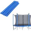 Generisch Set di accessori di ricambio per trampolino con protezione anti-collisione, 12 aste di rete, accessori per dispositivi di gioco all'aperto, attrezzature di sicurezza, 12 pezzi (blu, 88 x 4,5