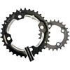 FSA corona in lega 2 x 10 MTB, unisex, 380-0636G, Nero , 104 × 36T