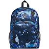 Invicta Zaino Scuola Strong, Doppio Scomparto con Tasca Porta PC, Tasca Porta Borraccia, Tasca con Organizer, Maxi Capiente, Unisex-Bambini e Ragazzi, Blu, 38lt