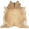 vidaXL Tappeto in Pelliccia Naturale Soffice Caldo Moderno Elegante Intimo Copridivano Passatoia in Vera Pelle Bovina 150x170 cm Beige