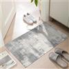 LYGLIGH Zerbino ultra sottile per interni e ingresso, spessore 0,6 cm, con retro in gomma antiscivolo, lavabile, resistente allo sbiadimento, assorbente, cattura sporco a basso profilo, 119 x 61 cm