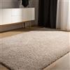 benuta Basic Tappeto salotto a pelo alto Sohari - Beige 200x250 cm - Minimalista - Morbido lavabile - Camera letto, corridoio, sala pranzo, soggiorno - Pavimento riscaldato