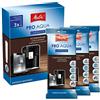 Melitta Cartucce filtro Pro Aqua (3 cartucce) - Filtro anticalcare per macchine da caffè completamente automatiche, prevenire i depositi di calcare e ridurre le sostanze nocive per il miglior gusto