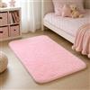 BEIMO Tappeto Shaggy 120x170 cm, Pelo Alto Morbido, Antiscivolo, Lavabile, Rosa, per Soggiorno Ampio e Camera Matrimoniale