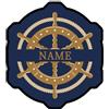 VWCSDSCS Tappeto decorativo personalizzato a tema nautico con ancora, tappeto decorativo a tema nautico, tappeto con ancora timone, bussola, runner per casa, sala da pranzo, soggiorno, camera da letto