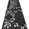 Siunwdiy Tappeto runner, tappeto da cucina antiscivolo tappeto lavabile runner corridoio lungo 80X200CM tappeto corridoio per soggiorno, camera da letto per bambini, bagno,Nero,70x200cm