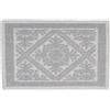 SpazioTessile Tappeto Sardo Stuoia Passatoia 100% Cotone Made In Italy ch 100% Cotone Jaquard (Grigio, 55x115)