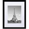 Whychstore Cornice portafoto modernista, 30,5 x 40,6 cm, cornice nera con cartone, per montaggio a parete verticale o orizzontale