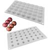 Goldbaking Stampo per torta in silicone con sfera 3D, per caramelle, tartufo, cioccolato, gelatina e pop creatore (2,2 cm)