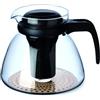 SIMAX VIOLA - Teiera in vetro per piastra induzione, contenuto 1,5 l, filtro integrato, diametro: 17 x 14,7 cm, esclusiva 3762/S/IND