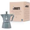 Bialetti Moka Exclusive Octagonal Induction 3 Tazze- Caffettiera Espresso in Alluminio e Acciaio, Silver Grey - Compatibile Gas e Induzione