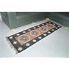 THE PIKKU INTERNATIONAL - Tappeto Kilim Dhurie di lana juta, fatto a mano, annodato a mano, aspetto rustico, tappeto per ingresso, sala da pranzo e soggiorno (90 x 120 cm, rettangolare)