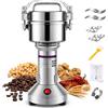 Royal Swiss® Moulin Électrique 850W - Macinacaffè e Macina Spezie in Acciaio Inox | Macina per Cereali, Caffè, Farina, Erbe | Alta Velocità, Lame a 3 Strati, Sicurezza Anti-Sovraccarico (150g)