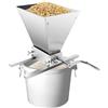 Chensyo Frantoio manuale per grano e malto, 4 l, macinino per malto regolabile, con 2 aste in alluminio, per mulino per birra Home Brew