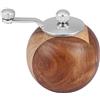 YMZ Macina in legno naturale manuale macinapepe macina sale e pepe a forma di sfera, strumento da cucina