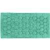 PARAMAISON Tappeto Bagno 70x140 Soft, Coordinati Design Cerchi Morbido in Cotone Assorbente | Verde Chiaro