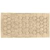 PARAMAISON Tappeto Bagno 70x140 Soft, Coordinati Design Cerchi Morbido in Cotone Assorbente | Beige