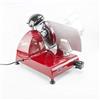 Palatina Werkstatt ® Berkel Red Line 220 | Rosso | Taglierina professionale con levigatrice integrata + tagliere in legno di pino antico 30 x 18 cm, modello: 2022